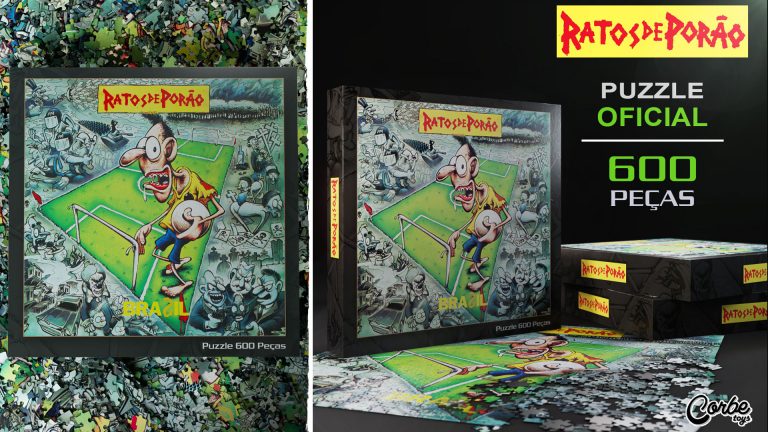 Corbe Toys lança puzzle com a capa do álbum “Brasil”, clássico do Ratos de Porão