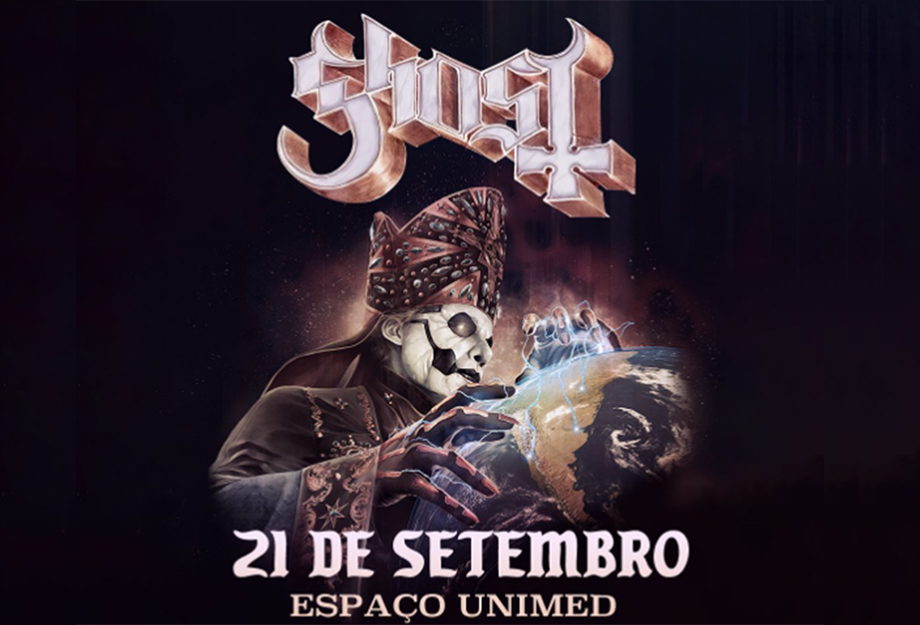 Ghost uma das mais importantes bandas da atualidade chega ao Brasil