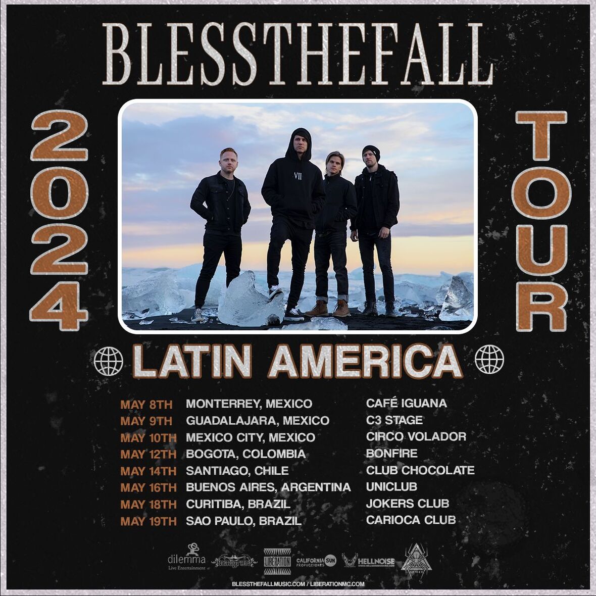 blessthefall tour reddit