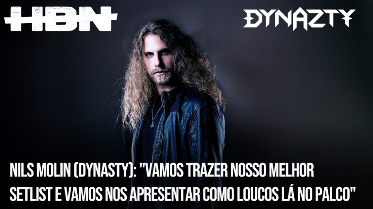 Nils Molin (Dynazty): “Vamos trazer nosso melhor setlist e vamos nos apresentar como loucos lá no palco”